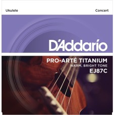 DADDARIO UKULELE TEL SETİ, CONCERT, TITANIUM, WARM BRIGHT TO