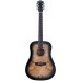 Washburn Deep Forest Burl Black Fade Akustik Gitar