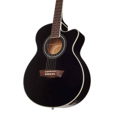 Washburn EA12B Mini Jumbo Elektro Akustik Gitar