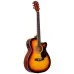 Angel AFG100CE-SB Sunburst Cutaway Elektro Akustik Gitar