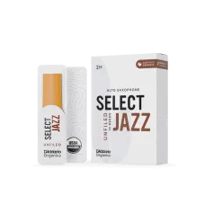 D'Addario Woodwinds Organic Select Jazz Unfiled Tenor Saksafon Kamışı No:2 Hard