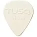 TUSQ Pick 0.68mm White 6 Pack Bright Tone