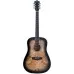Washburn Deep Forest Burl Black Fade Akustik Gitar